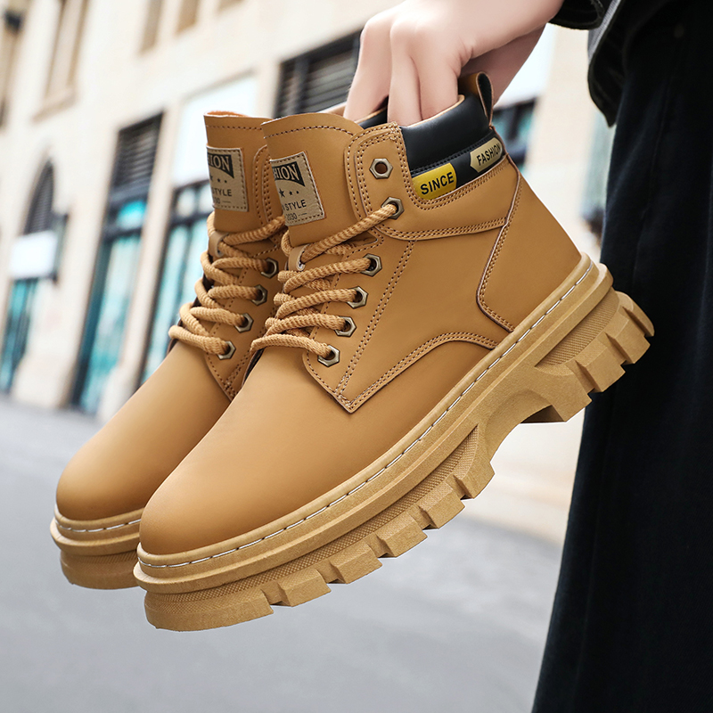 Men'S Shoes Hey Dude - Sepatu Bot Kulit Pria Modis untuk