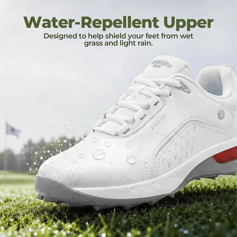 Sepatu Golf Pria FitVille, Mod - Men'S Shoes Water Resistant ulasan dan harga