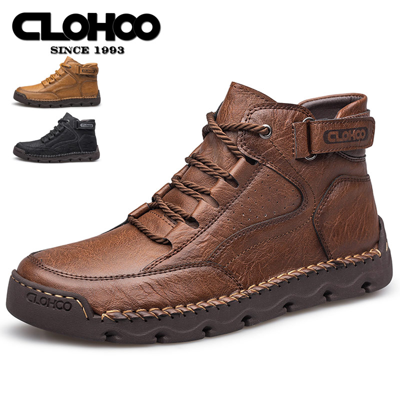 Sepatu Pria Jahitan Tangan CLO - Men'S Shoes Hey Dude ulasan dan harga