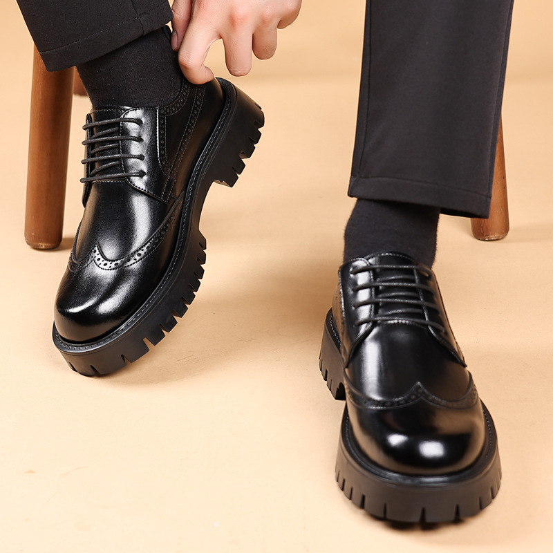 Sepatu kulit pria, model sol t - Men'S Shoes Smart ulasan dan harga