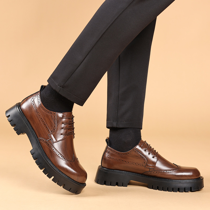Sepatu kulit pria, model sol t - Men'S Shoes Smart ulasan dan harga