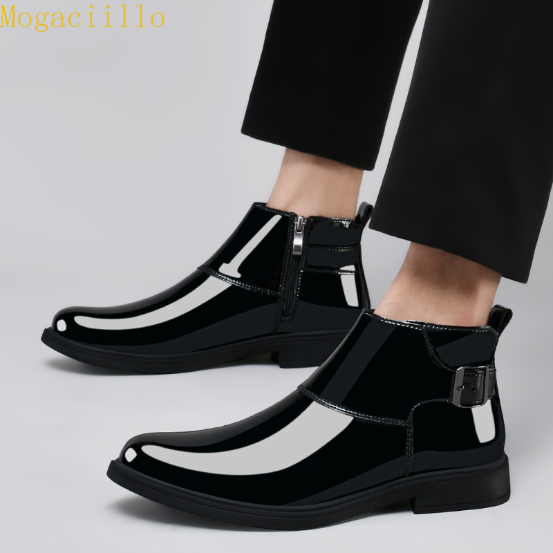 Sepatu Boots Pria Kulit Paten  - Men'S Shoes Hey Dude ulasan dan harga
