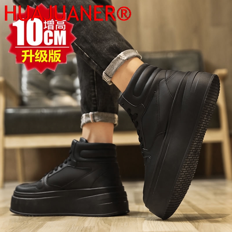 Sepatu Pria High-Top Kulit, Se - Men'S Shoes Hey Dude ulasan dan harga