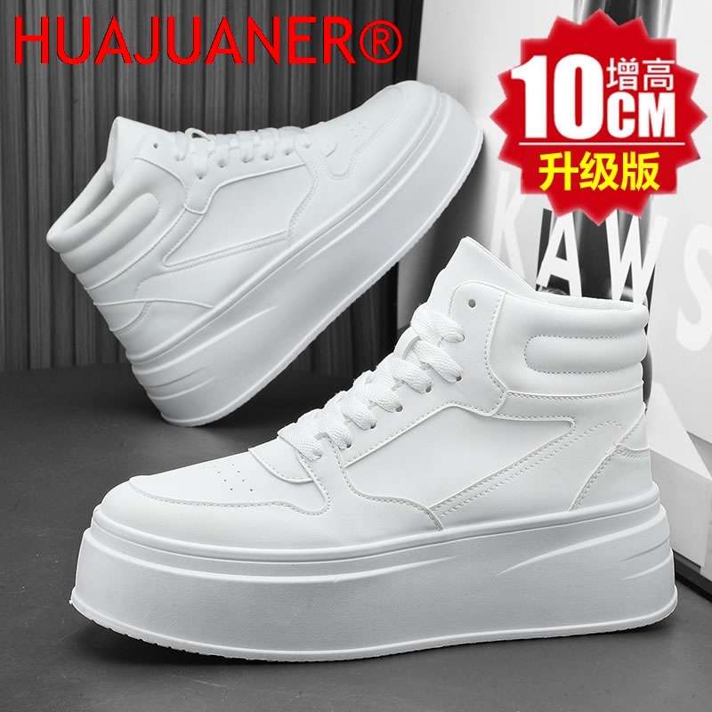 Sepatu Pria High-Top Kulit, Se - Men'S Shoes Hey Dude ulasan dan harga