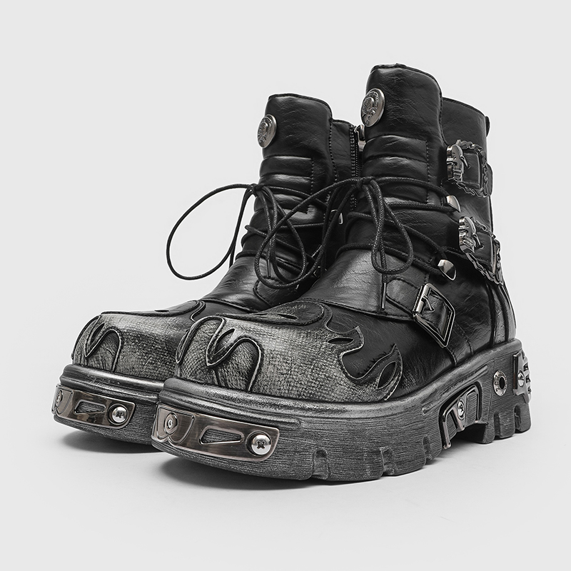 Sepatu Bot Motor Pria Model Pu - Men'S Shoes With Height Increase ulasan dan harga